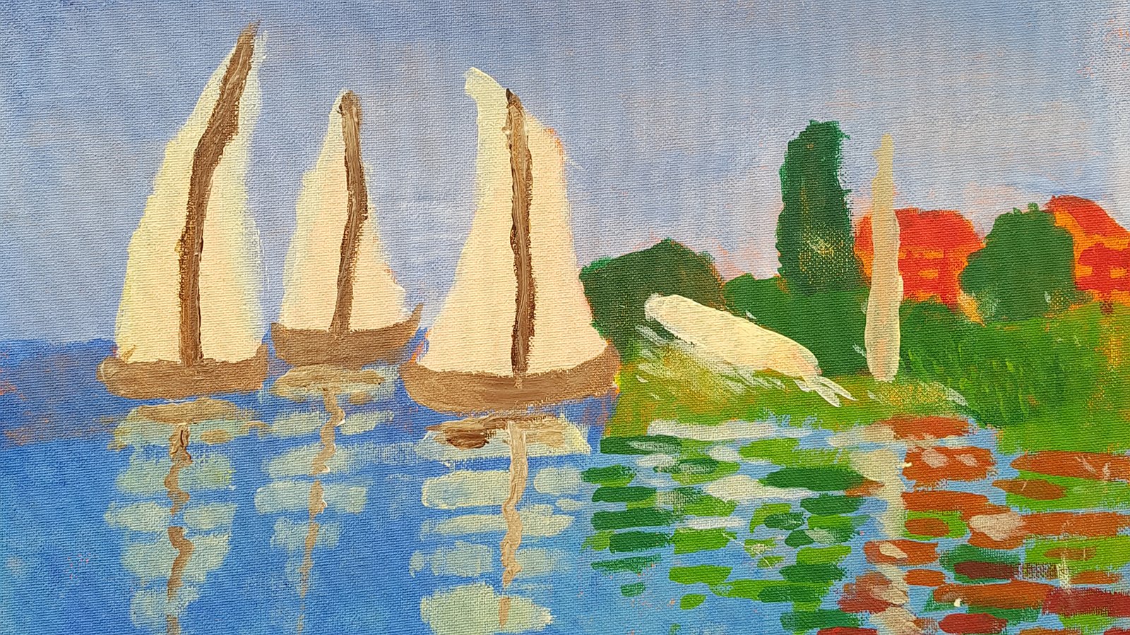 Canvas Painting Sea Scape